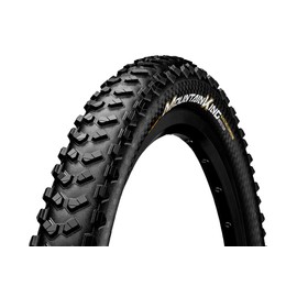 Continental Mountain Bike ProTection Tire - Black Chili, Tubeless, Folding Handmade MTB Performance Tire (26", 27.5", 29"), 27.5 x 2.6, Mountain King
