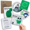 Home Zone Living Kitchen Trash and Recycling Combo Assorted Magnetic