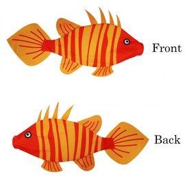 THQZLH Red Fish Wind Sock - Durable Outdoor Windsock for Decoration and Fun