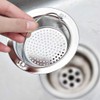 2Pcs Kitchen Sink Strainer Food Catcher, Stainless Steel Sink Garbage