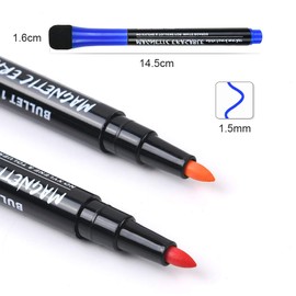 Vicloon 12 Colour Whiteboard Pens Whiteboard Markers, Wipeable Pens, Dry Erase Marker with Sponge Magnets, Sponge Whiteboard Pens, Dry Wipe Pens with Eraser for Windows/Glass/Blackboard