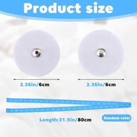 NINEFOX Duvet Snaps -20 Pcs (10 Pairs) Duvet Clips to Hold Comforter Inside - Iiron On Duvet Clips - White Duvet Cover Holder