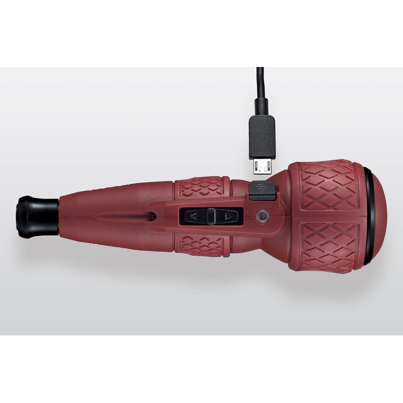 VESSEL Electric Ball Grip Driver, Limited Edition (Dull Red) With