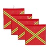 Safety Flags for Trucks 18 x 18 Inch, 4 Pack