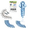 Ansoon Double-Headed Bear Claw Wall Picture Hooks, 4-in-1 Picture Drywall
