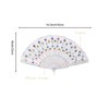 QIRMIZI 30 PACK Fabric Folding Handheld Fans, Perfect for Weddings,