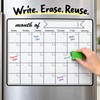 A3 Magnetic Dry Erase Calendar for Weekly & Monthly Planning