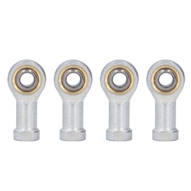 Artillery Joint Head Bearings, Pack of 4 SI10T/K Joint Head Ball Bearings, M10 Self-Lubricating Metric Internal Thread, Right Spherical Ball Joint Bearing for Industry