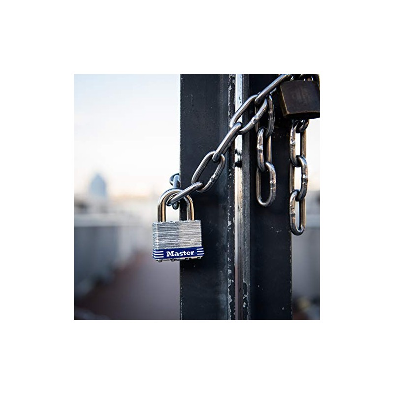 Master Lock 3EURDLF 38mm Laminated Padlock Long Shackle