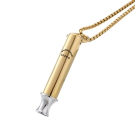 Cupimatch Gold 528Hz Anti-Anxiety Necklace Stainless Steel Unisex 10.1"