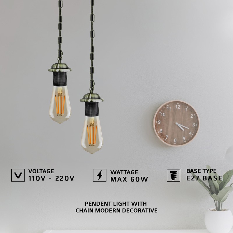 Ceiling Lamp Chain and Wire Holder Fitting Pendant Light Holder