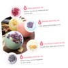 Healvian 4pcs Aromatic Bath Salt Fizzers for Relaxing for Skin