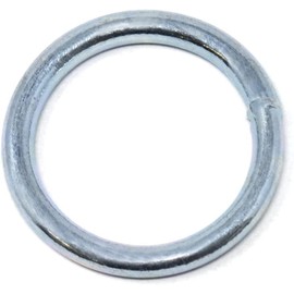 Design61 4 x Steel O-Ring Round Rings Metal Ring Round Rings Galvanised 6 mm x 60 mm