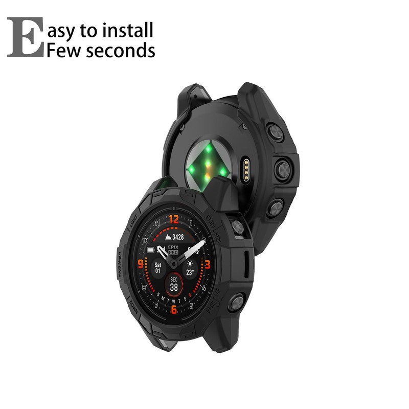 HOMTERN Compatible with Garmin Fenix 7,Fenix 7 Pro,EPIX Pro 47mm,