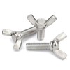 M8-1.25 x 60mm 304 Stainless Steel Wing Butterfly Screws Bolts,Wing