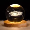 Abigale Lampara De Noche Led 3d Galaxia Bola Cristal Luz