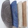 Egurs Set of 6 Round Place Mats 38 cm Braided