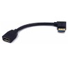 Kework 5.9 Inch DisplayPort 8K Extension Cable, 90 Degree Left