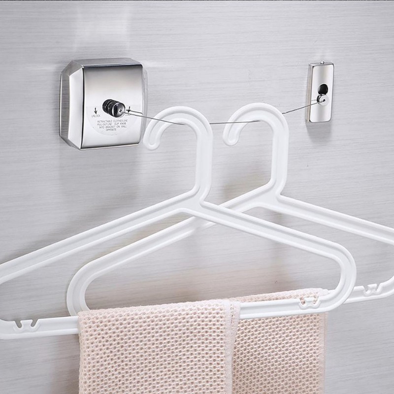 Retractable Clothesline Stainless Steel Clothes Line Dryer Heavy Duty Clothes