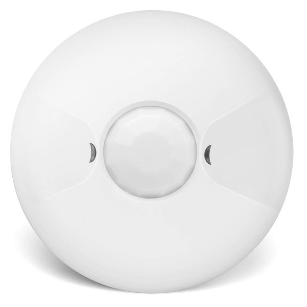 ENERLITES Low Voltage Ceiling Sensor Pir Occupancy Motion Detector, 360° Field of View, 1200 Sq Ft Coverage, Commercial/Industrial Grade, MPC-50L, White