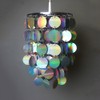 Young Spirit Trendy Light Shade with Sequins, Iridescent Decoration Shade