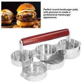 Fayelume 2 PCS Empanada Maker Press, Burger Patty Maker Mold, Mini Burger Sausage Patty Press Maker for Outdoor Picnic Camping Barbecue