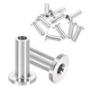 PATIKIL Cable Railing Hardware, 10 Pack T316 Stainless Steel Cable
