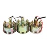52mm Car Triple Gauge Kit White Dial 12V Oil Pressure
