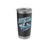 UFO Panda Bamboo Voyager Cosmic Journey Stainless Steel Insulated Tumbler