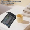 2 PCS Waterproof Toiletry Bag, Multifunctional Mesh Shower Bag, Bathroom