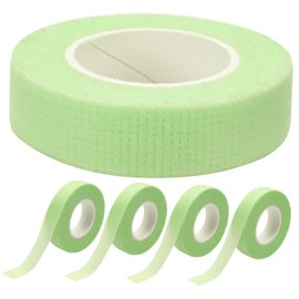 minkissy Lash Extension Supplies 5 Rolls of 1.2cm Wide Eyelash Tape Non-woven Breathable Comfortable for Artists