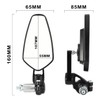 IUVWISN Motorcycle Rear View Side Mirror Handlebar Mirrors CNC for