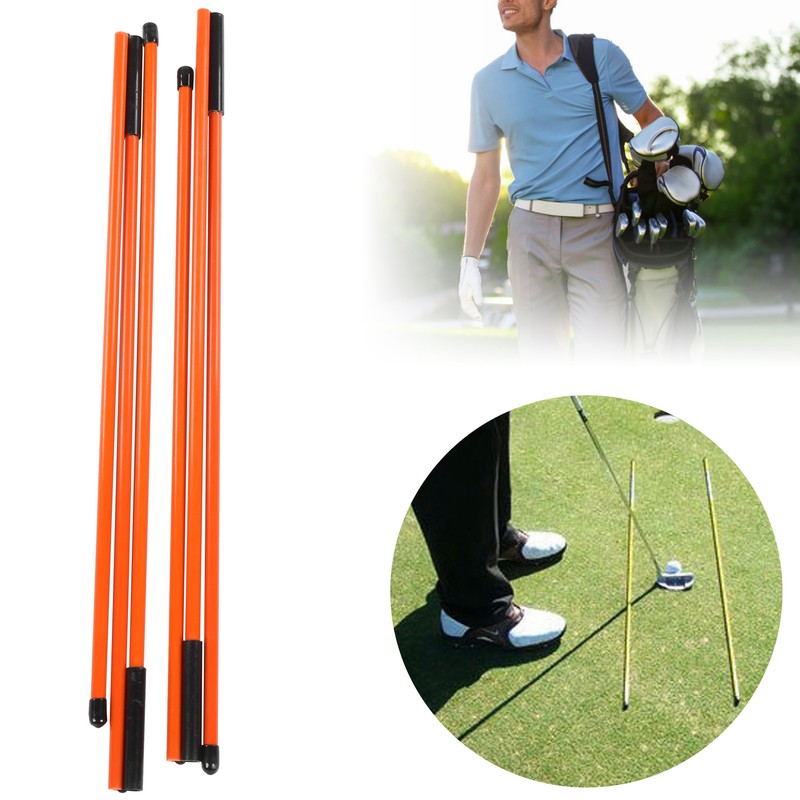 Fiberglass Golf Alignment Stick ThreeFold Direction Indicator Golf Equipment Accessories