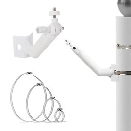 2-in-1 Security Camera and Solar Panel Pole Mount for Ring, Eufy, Arlo, Wyze Solar Panels and Cams