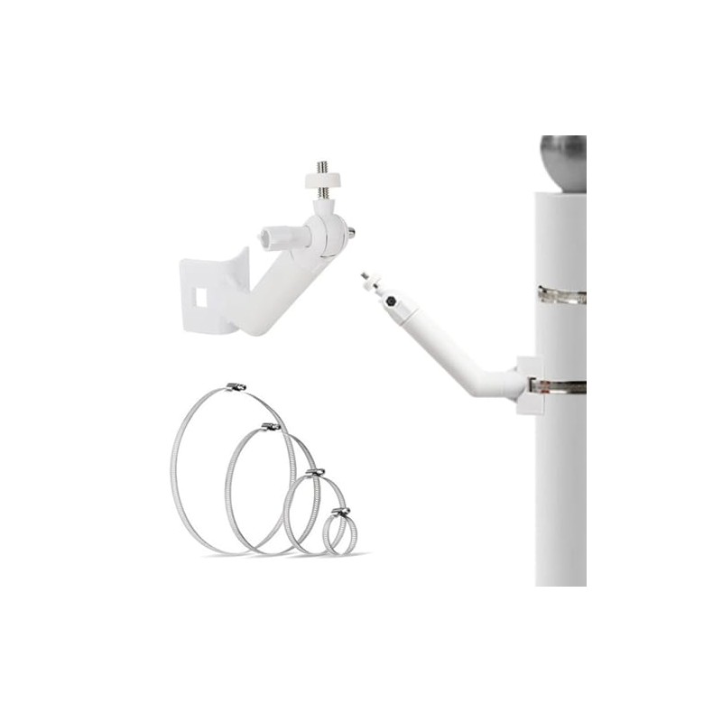 2-in-1 Security Camera and Solar Panel Pole Mount for Ring,