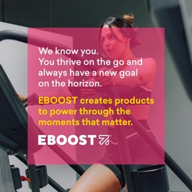 EBOOST EBOOST POW Natural Pre Workout Powder - 15 Packets, Tropical Punch - Preworkout Energy Booster Gym Supplement Drink Mix for Men and Women - Performance, Joint Mobility Support - Gluten-Free