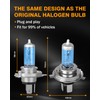 NSDXCT A Pair H4 High Performance Headlight Bulbs Fit For