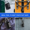 DAYGOS Combination Padlock, 4 Digit Small Lock for School Gym
