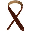 Levy's Leathers MS12-BRN 2-inch Suede-Leather Strap Brown,Brown
