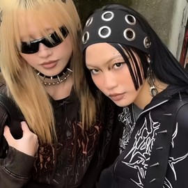 SAMIQU Hollow Out Eyelets Elastic Headband – Wide Elastic Knit Headbands for Women, Y2K Grunge Hair Accessories, Eyelets Stretchy Casual Headbands(Black)