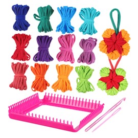 COHEALI 1 Set Weaving Loom Refill Loops Kit for Elastic Craft Loops Colors for DIY Knitting Projects for Beginners to Enhance Creativity and Coordination