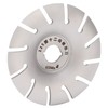 Wood Carving Disc Shaping Wheel 125mm Stainless Steel 12T Accessory