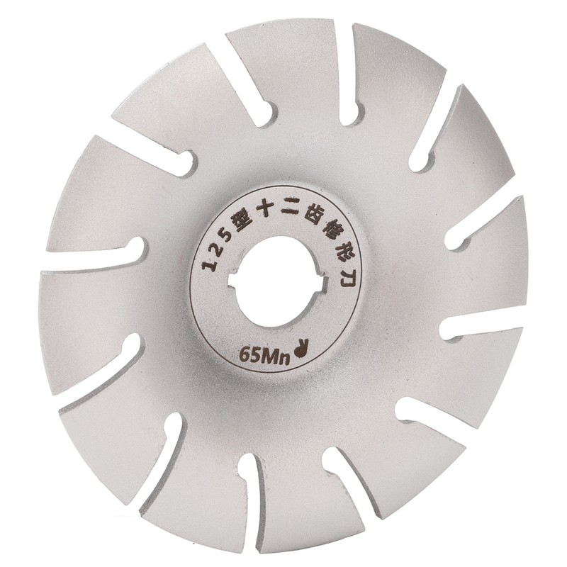 Wood Carving Disc Shaping Wheel 125mm Stainless Steel 12T Accessory