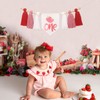 Strawberry Highchair Banner For 1st Birthday，Sweet One Birthday Party Decorations，Berry
