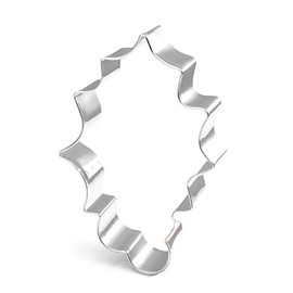 ZDYWY Holly Oak Leaf Shaped Cookie Cutter for Christmas