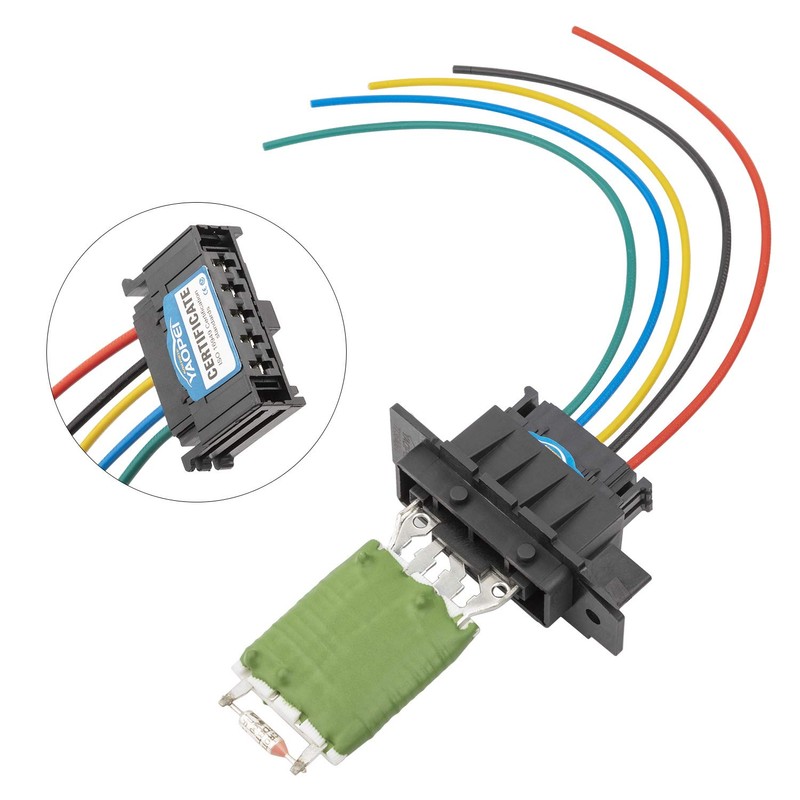 Yaopei 77364061 Blower Motor Resistor + Wiring Harness