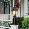 Lamomo Pier Mount Base with Dusk to Dawn Motion Sensor,