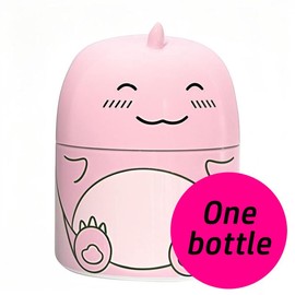 Cute Dinosaur-Shaped Toilet Bowl Cleaner Bottle, Bathroom Toilet Tank Cleaner with Ocean Scent Lasts Up to 90 Days, Powerful Stain Removal, Long-Lasting Freshness, Effortless Toilet Maintenance:_Pink (Peach Scent)