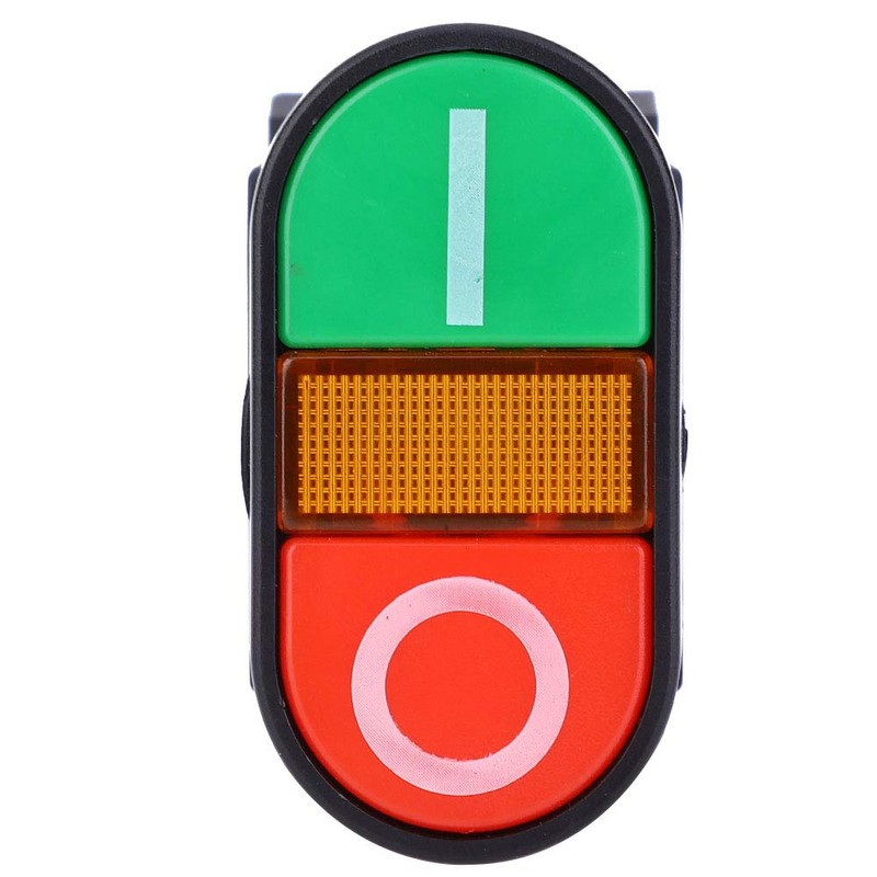 APBB-22 / 25N LED Light Double Push Button Switch NO