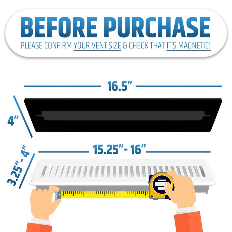 Powerful Magnetic Vent Covers (3-Pack) That Will Never Fall Off